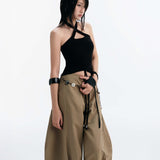 CHERIE HALTER TOP (BLACK)