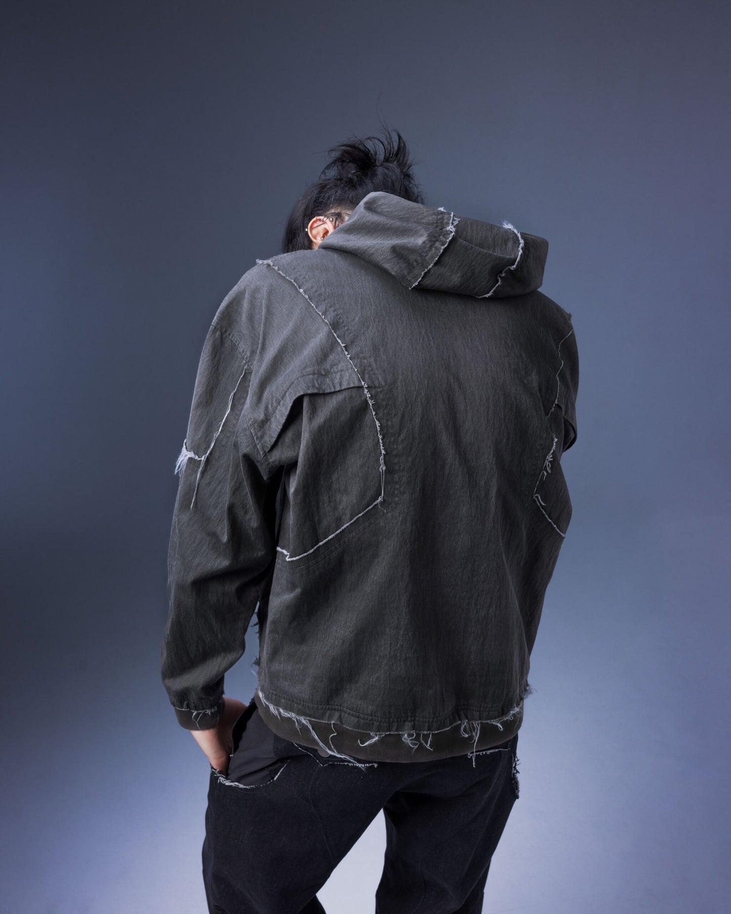 【JIMMY GUTSON】Modular – Clypeus Hooded Top(iron gray)