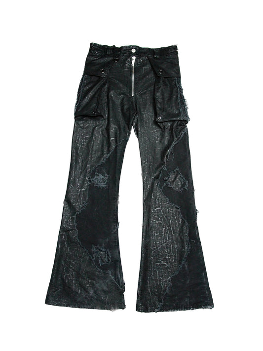 【ERIC CRÉER】MØRC -COATED CARGO PANTS -