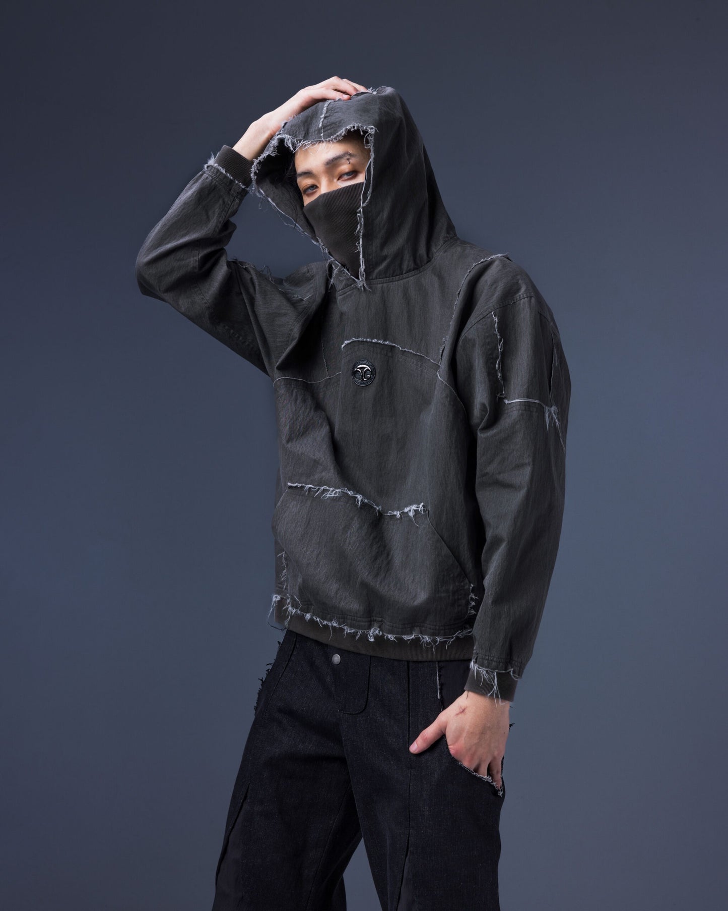 【JIMMY GUTSON】Modular – Clypeus Hooded Top(iron gray)