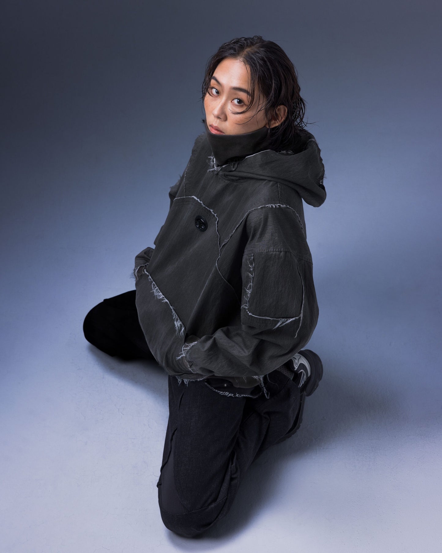 【JIMMY GUTSON】Modular – Clypeus Hooded Top(iron gray)