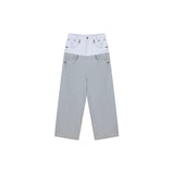 Double-Layered Sweatpants - Gray