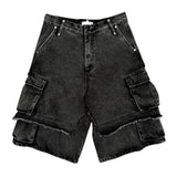 【DIMOIR】LF LAYERED DENIM SHORTS