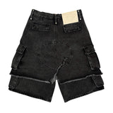 【DIMOIR】LF LAYERED DENIM SHORTS