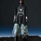 DRKNSS PRINTED OVER T-SHIRT
