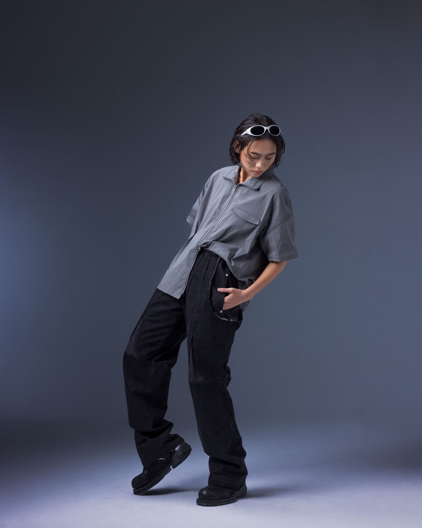 【JIMMY GUTSON】Biomimetic – Appendicular Structure Straight Pants (black)