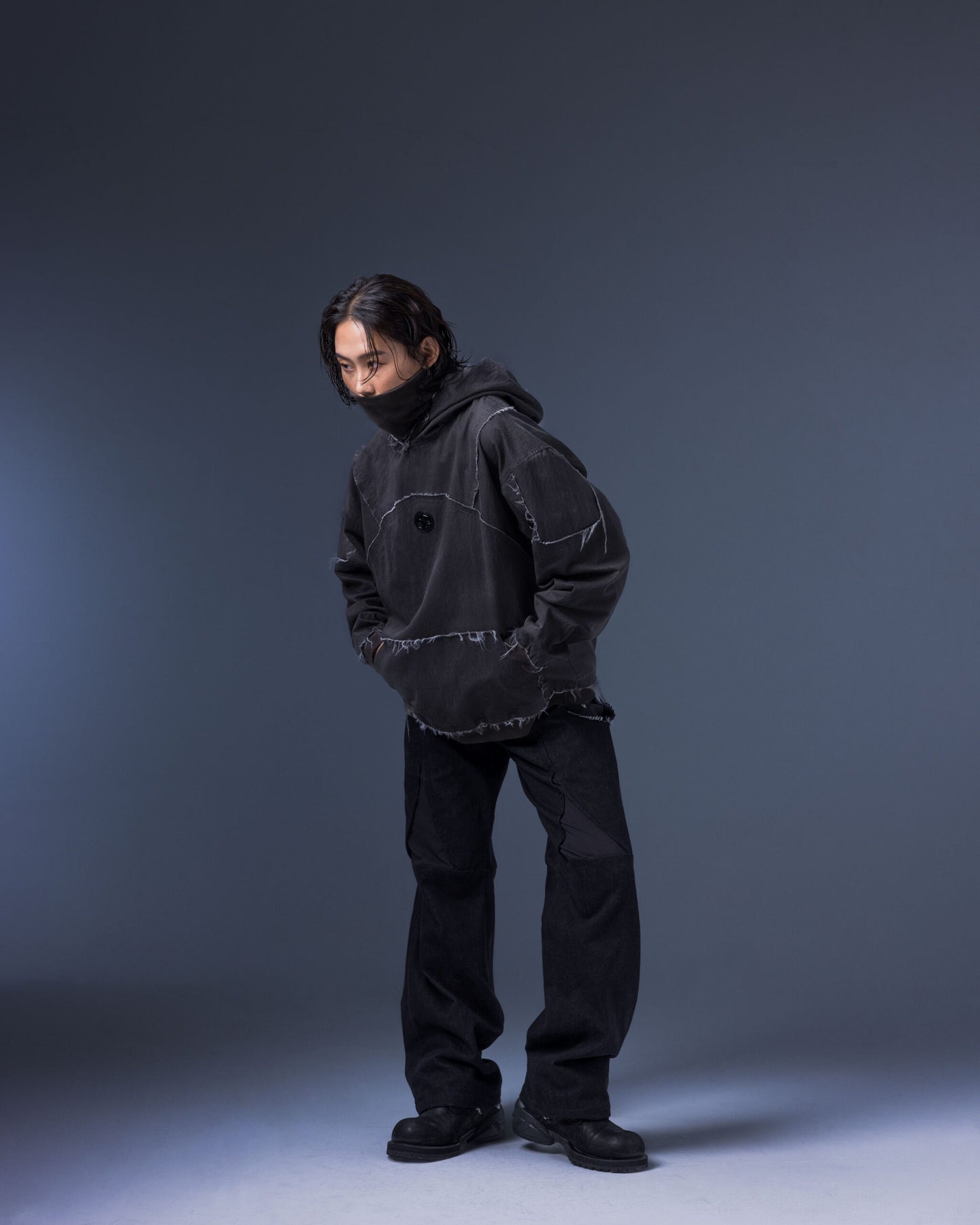 【JIMMY GUTSON】Biomimetic – Appendicular Structure Straight Pants (black)