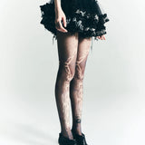 "Darktotem" print stockings3