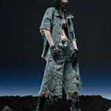 DENIM WASHED OVER SHIRT