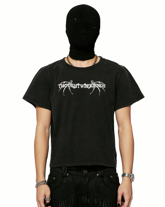 Shrunken Tee - TWF LOGO with Wings