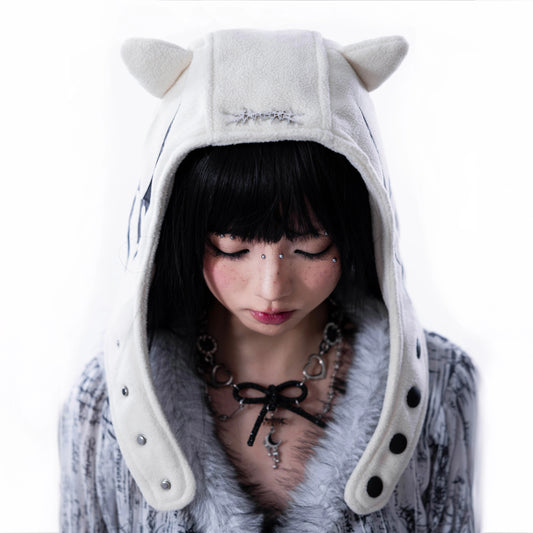 【SATSUN NIGHT】「MERCURY NIGHT DEVIL HAT」- MILKY WHITE