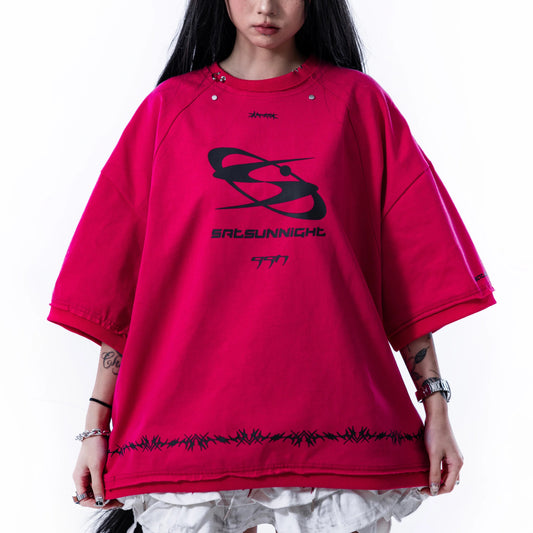 【SATSUN NIGHT】「Valentine's Day Specials」T-SHIRT - SWEET PINK