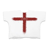 SSN V.06 <LOST PEACE CROSS> BOTH SIDES T-SHIRT - WHITE
