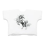 SSN V.06 <LOST HORSE> BOTH SIDES T-SHIRT - WHITE