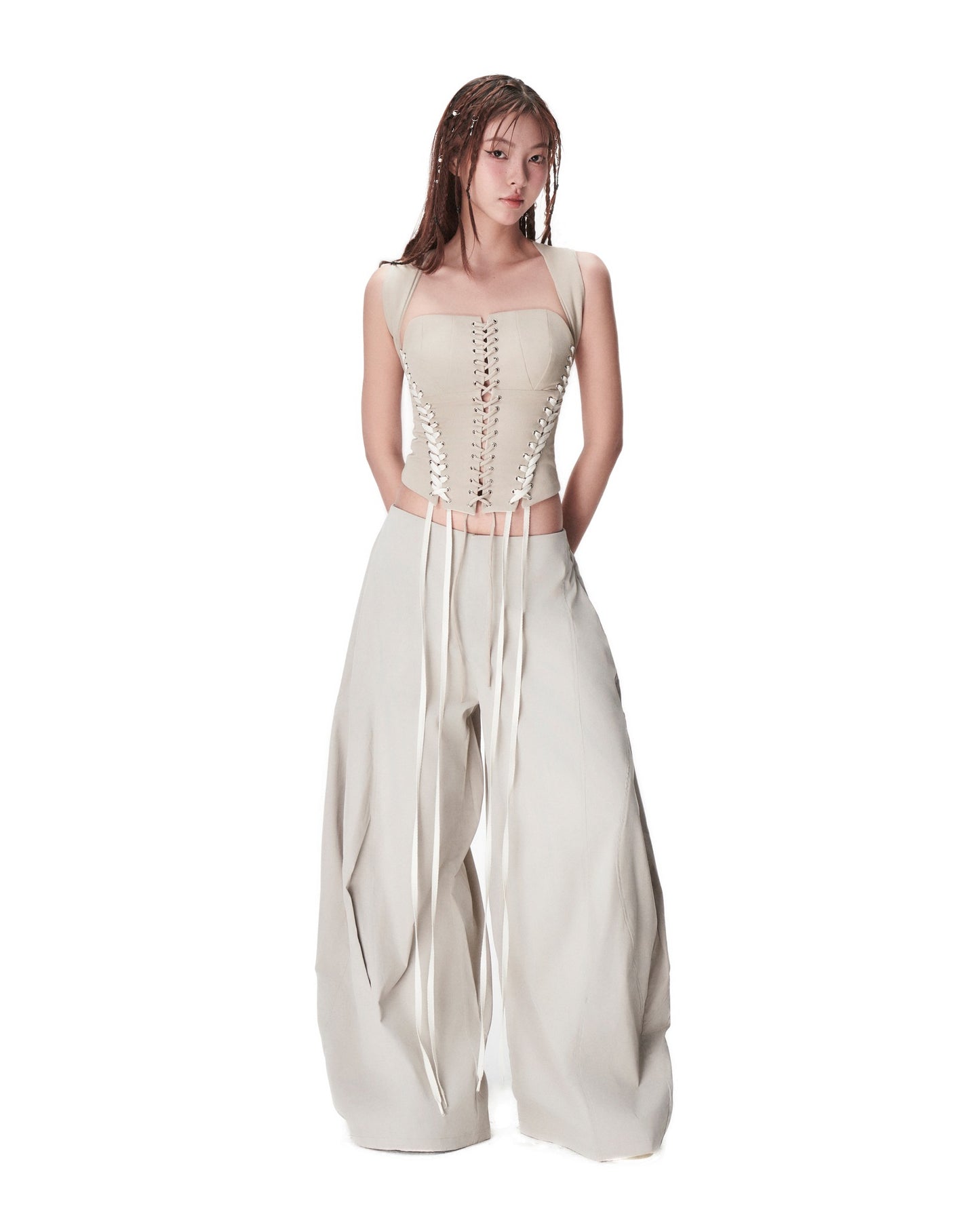 【BUNNYHILL CONCEPT】LUFT PANTS (BEIGE)