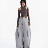 CASPIAN LONG SLEEVE TOP (GREY)