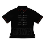 <LOST IN CASTLE> NAPOLEONIC POLO - BLACK