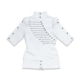 <LOST IN CASTLE> NAPOLEONIC HIGH NECK TOP - WHITE