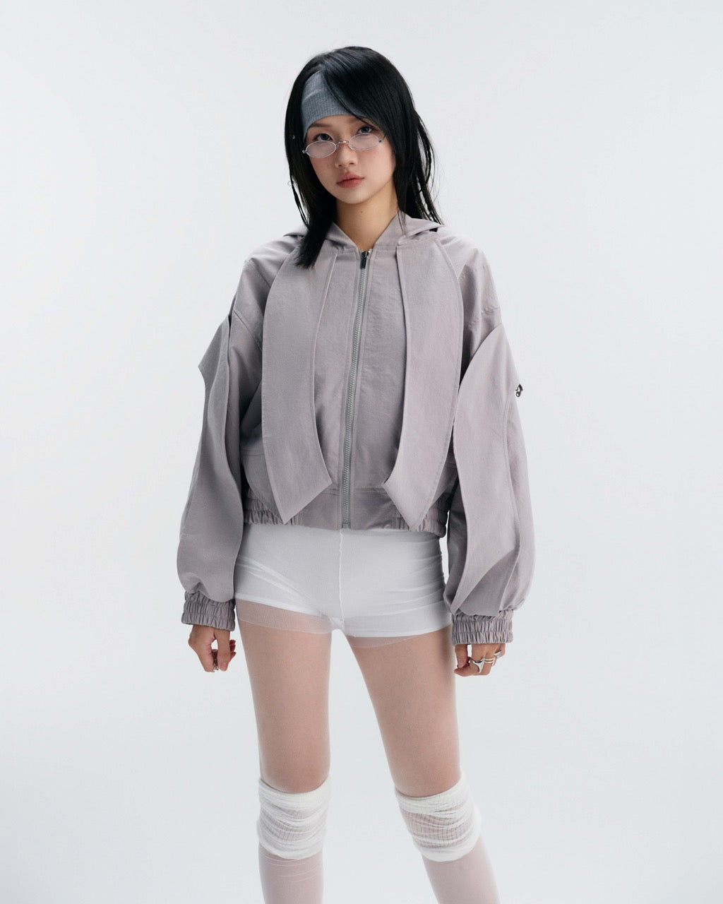 【BUNNYHILL CONCEPT】BLUEBELL JACKET "藍鈴花" 解構短版外套