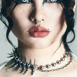 "RottenMetal" Special Shaped Stitching CHOKER
