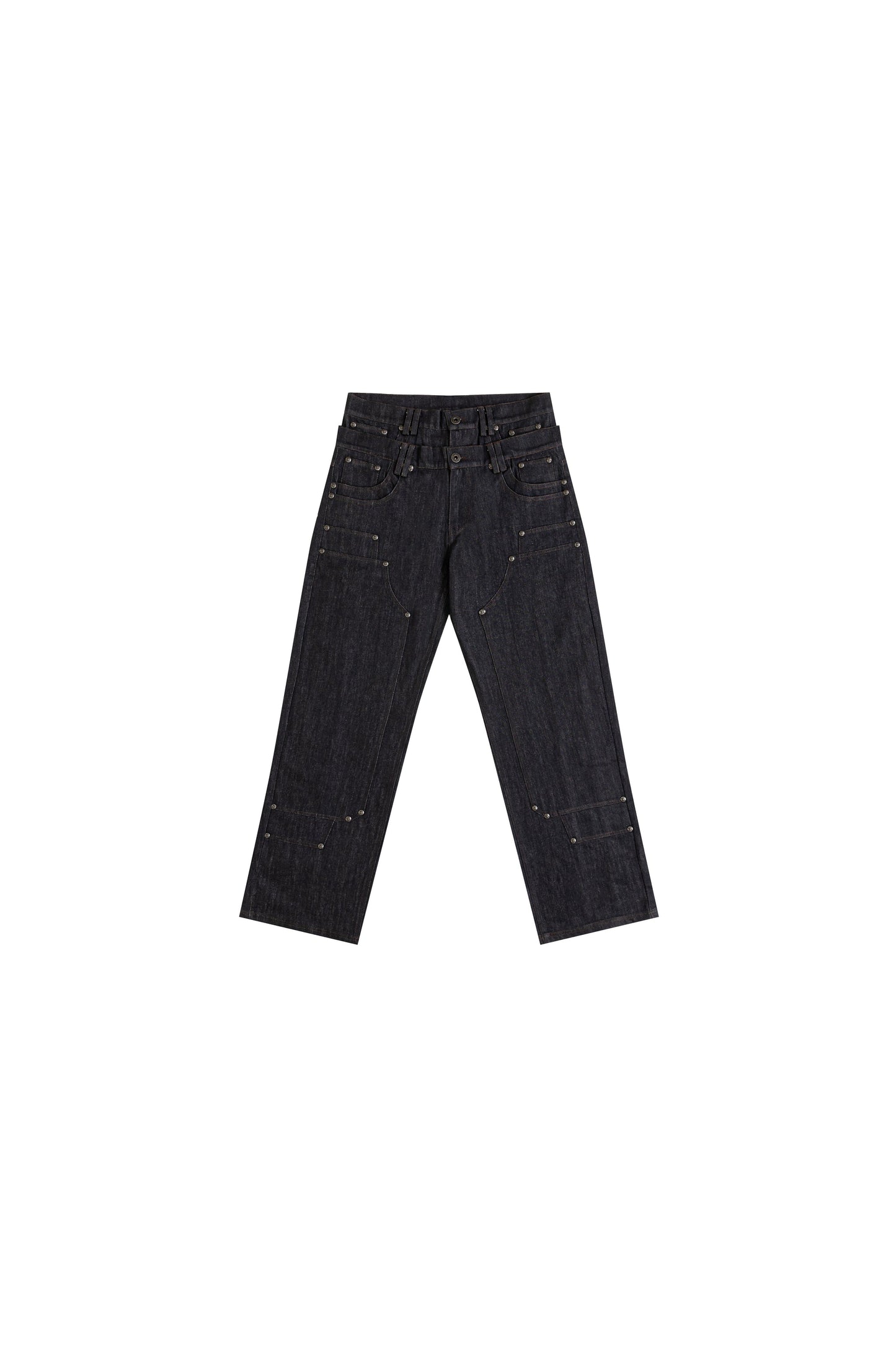 【THOUGHT WE FRIENDS】"Gideon" Double-layered Workpants in BLUE