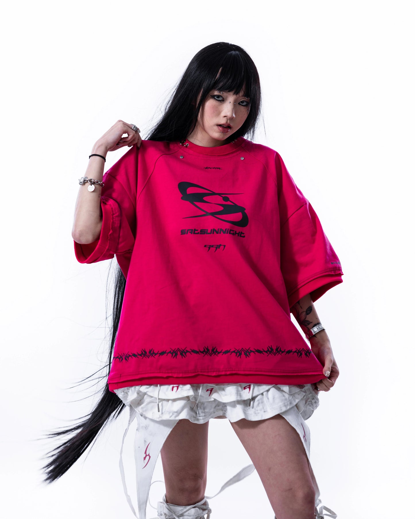 【SATSUN NIGHT】「Valentine's Day Specials」T-SHIRT - SWEET PINK