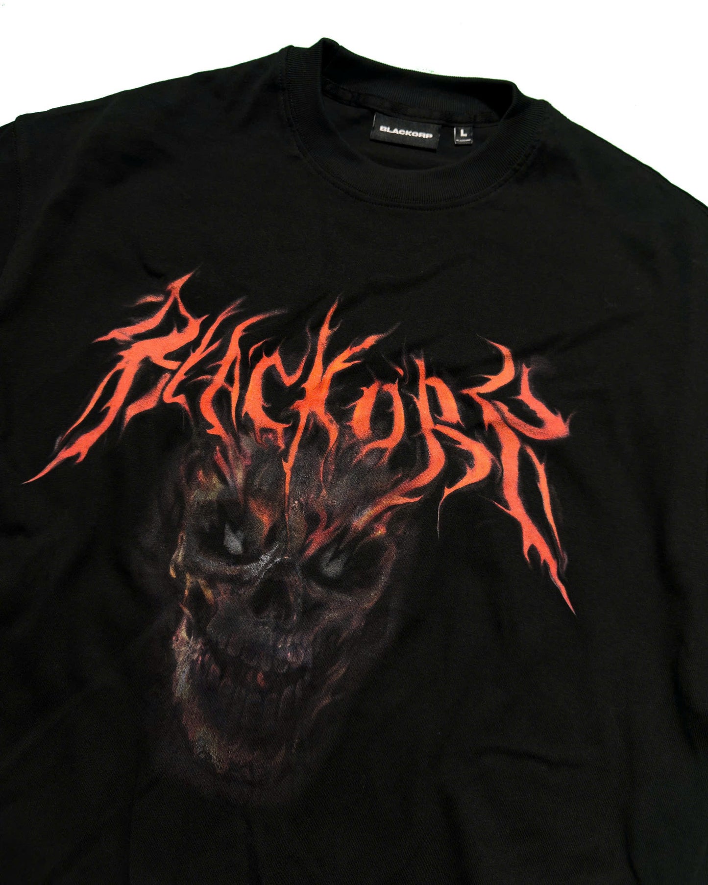 【BLACKORP】Hell flame T-shirt