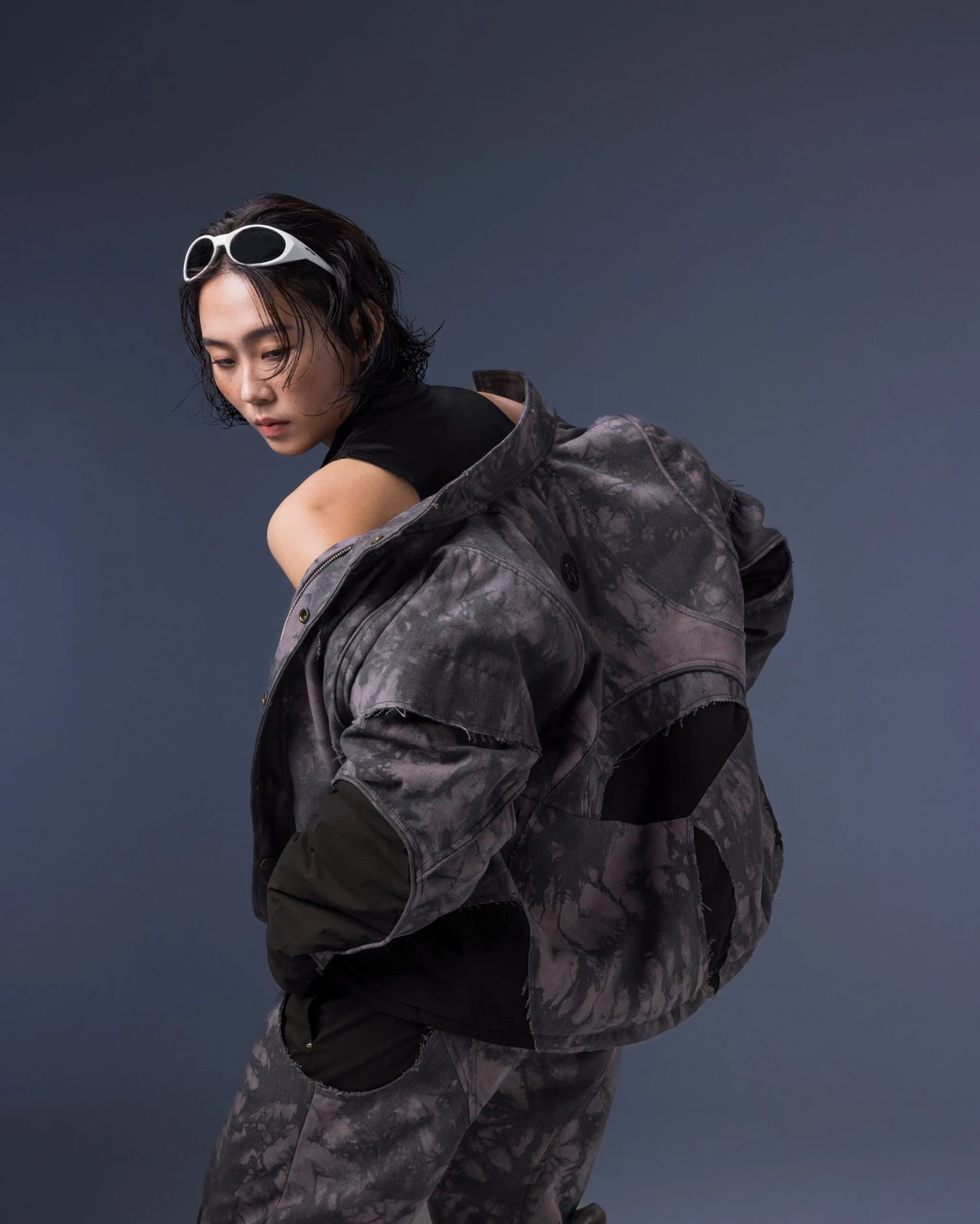 【JIMMY GUTSON】Biomimetic – Scarab Tank Jacket(Purple)