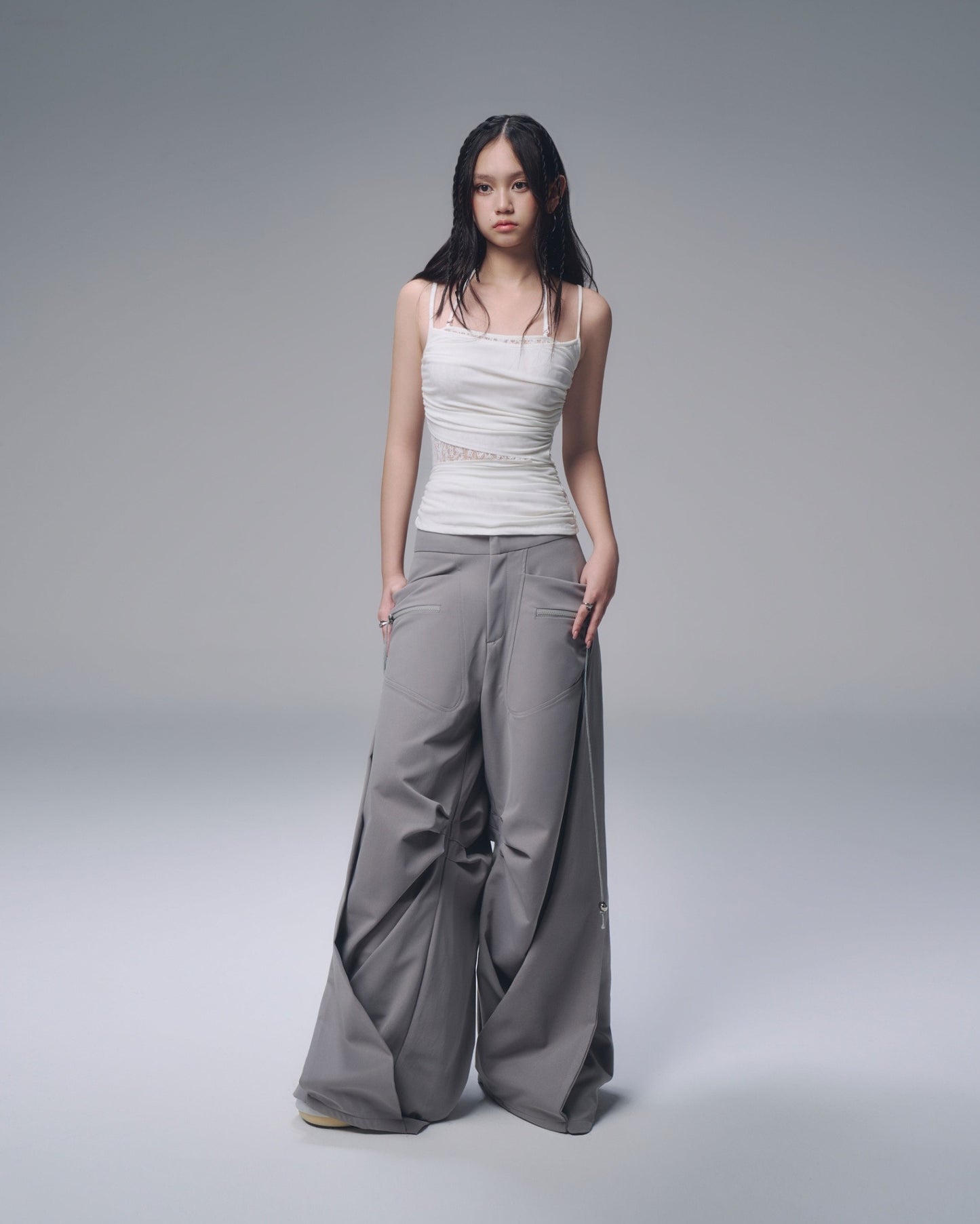 【BUNNYHILL CONCEPT】ARCHER PANTS (GREY) 弓箭手褲（灰色）