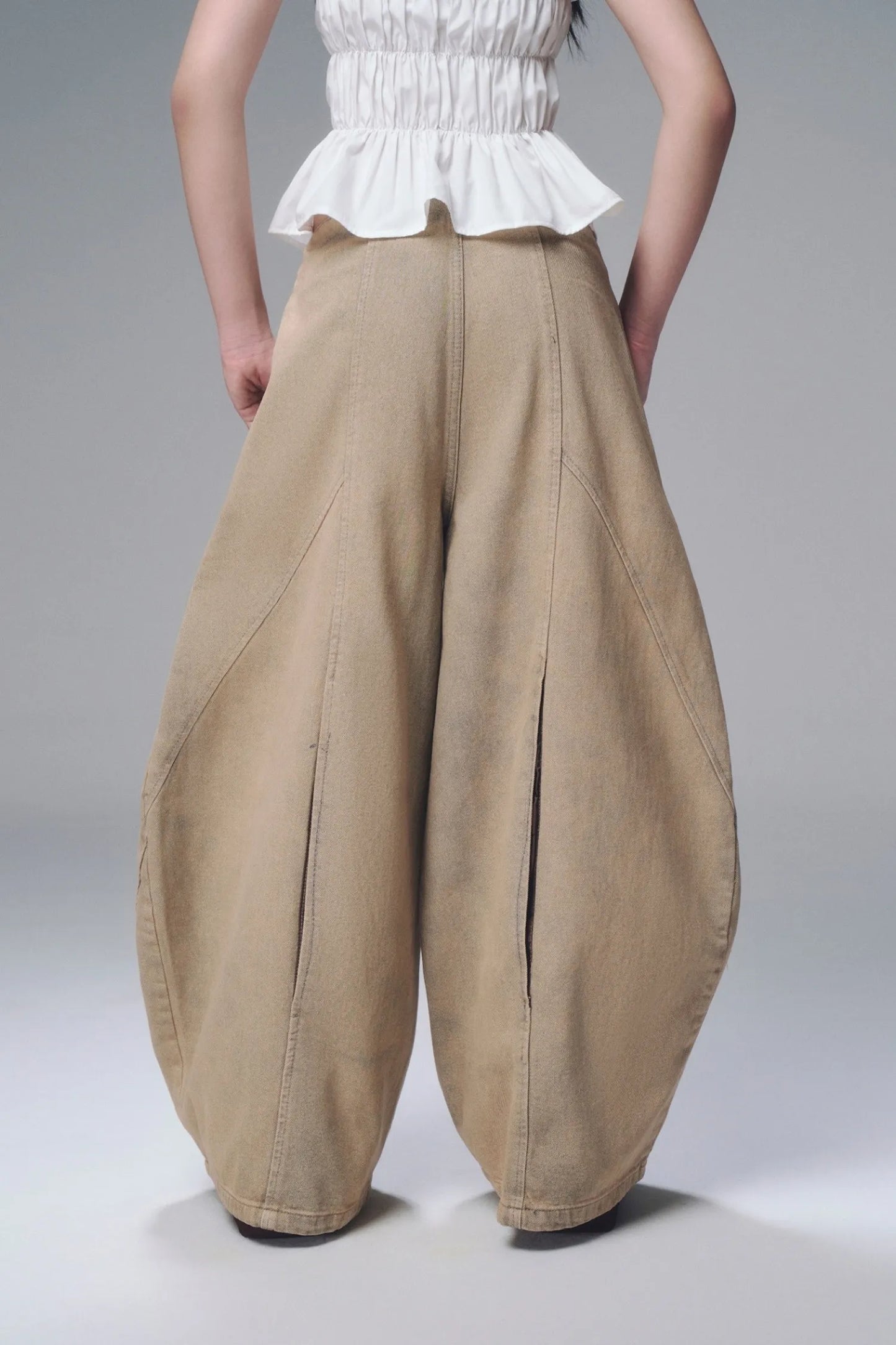 【BUNNYHILL CONCEPT】LUDOVIC PANTS VER JEAN（水洗棕色）