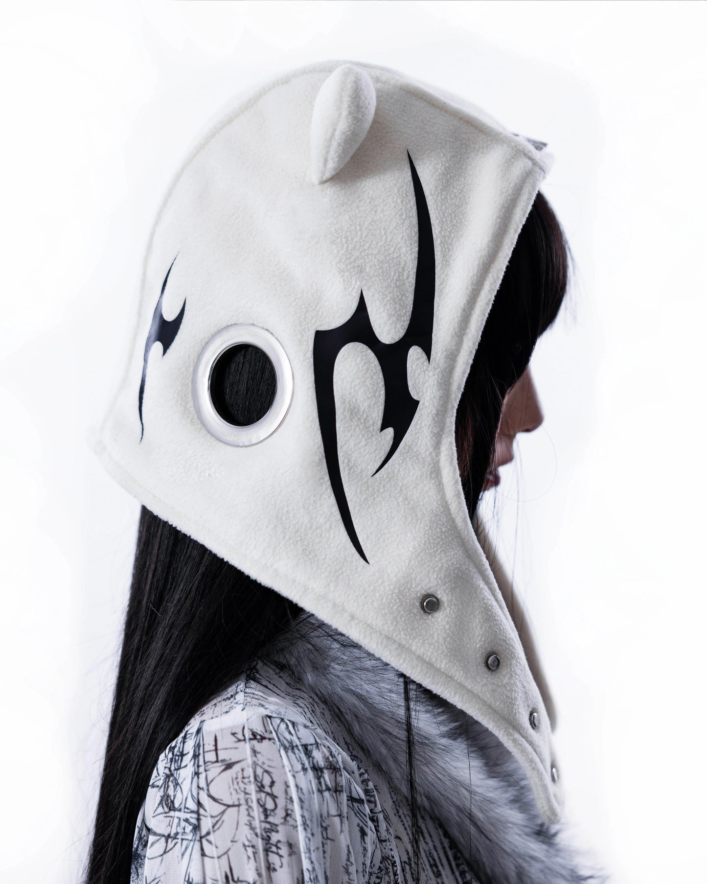 【SATSUN NIGHT】「MERCURY NIGHT DEVIL HAT」- MILKY WHITE