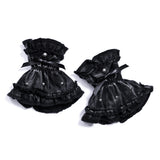 KURO PUNK PRINCESS HAND  SOCKS - WASHED BLACK
