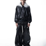 【CH2】</2 FUR TRACK BOMBER JACKET