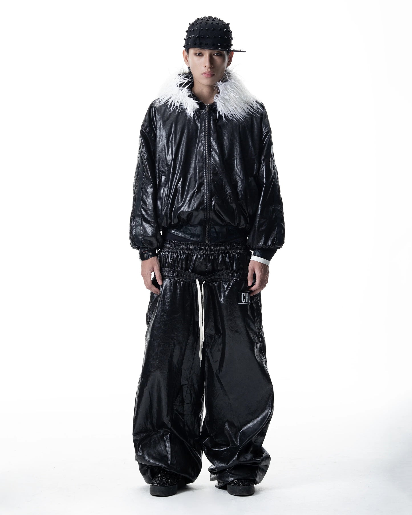 【CH2】</2 FUR TRACK BOMBER JACKET