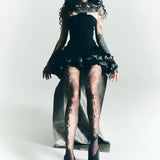 "Darktotem" print stockings3