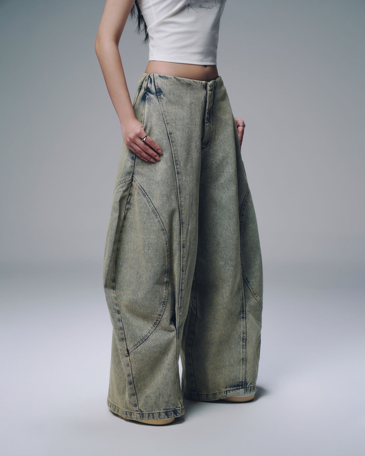 【BUNNYHILL CONCEPT】LUFT PANTS VER JEAN (BLUE WASH)