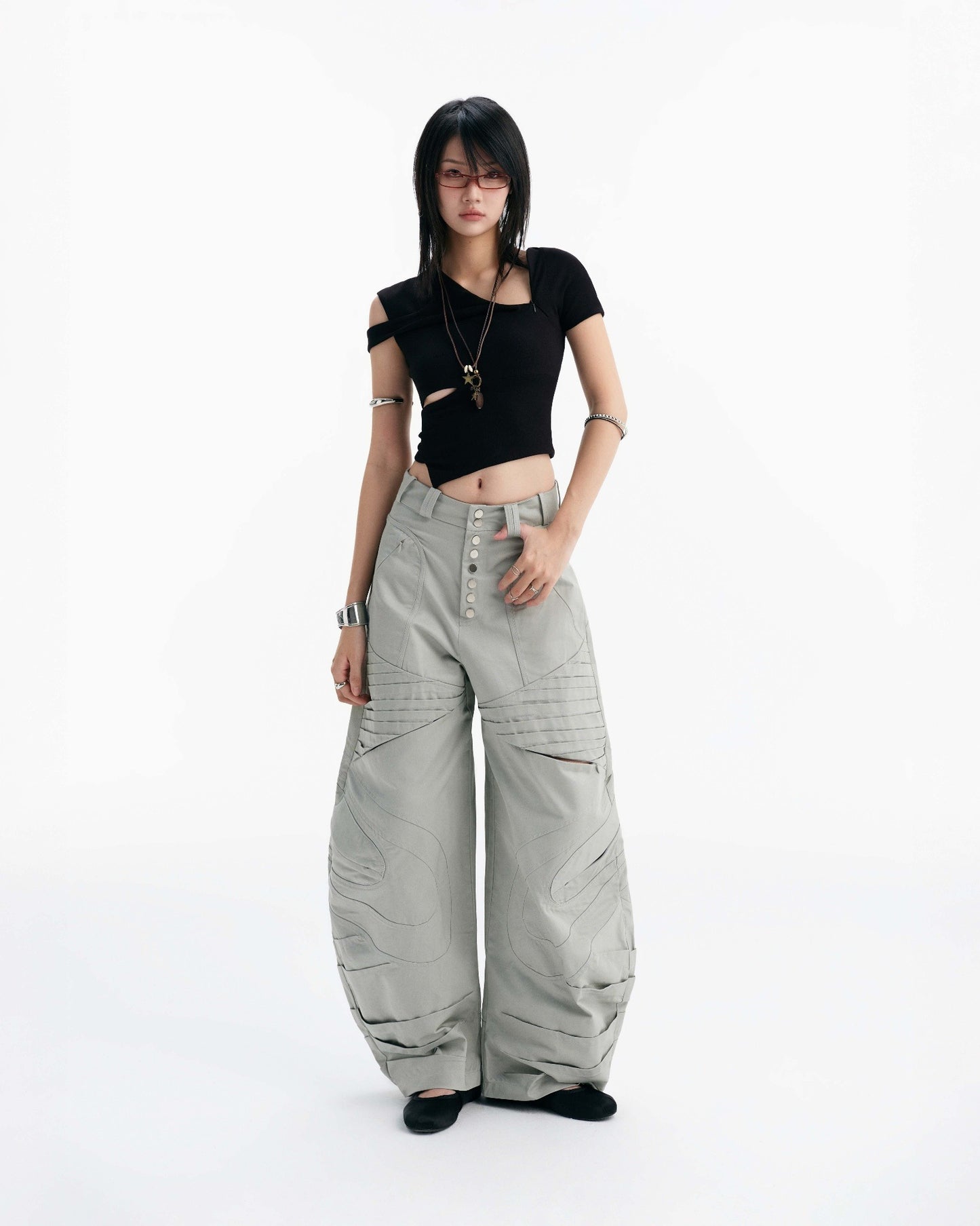 【BUNNYHILL CONCEPT】DESMOND PANTS (GREY)