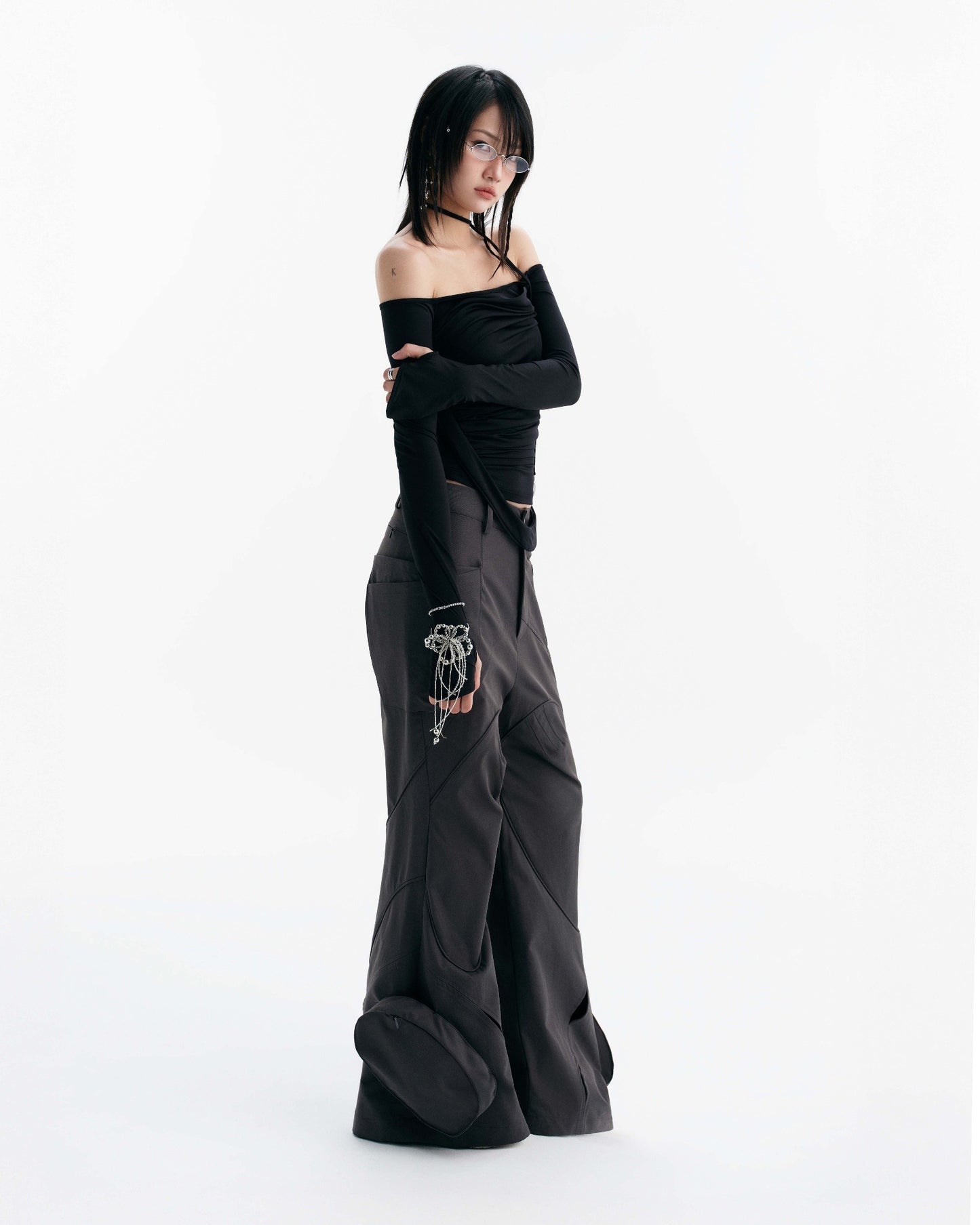 【BUNNYHILL CONCEPT】PRISM PANTS (GRAY)