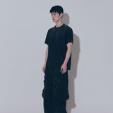 【BLR BLUER】DESTROYED DOUBLE DENIM PANTS