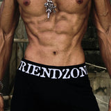 "Zane" Printed Boxer Briefs in Black