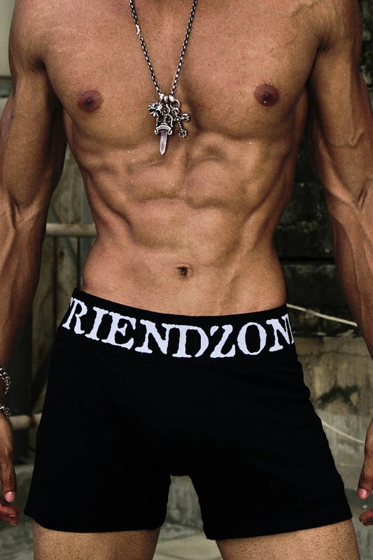 【THOUGHT WE FRIENDS】"Zane" Printed Boxer Briefs in Black