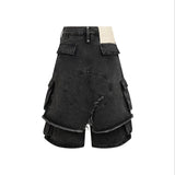 【DIMOIR】LF LAYERED DENIM SHORTS
