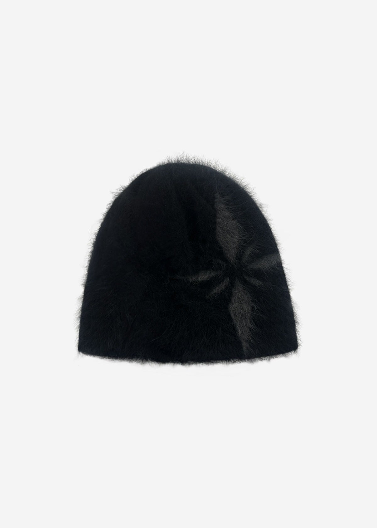 【BLR BLUER】SNOWFLAKES LOGO ANGORA BEANIE CHARCOAL