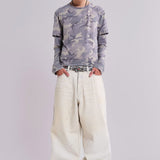 Ecru Paint Colossus Jeans