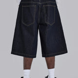 LDN Print Heavy Rigid Coarse Denim Jorts