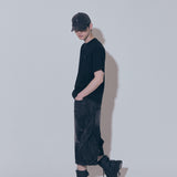 BERMUDA WASHED DENIM PANTS