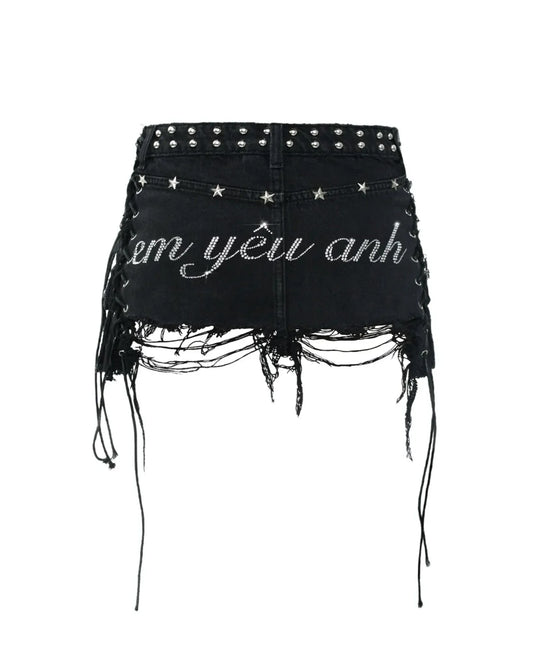 【NUMB ATELIER】VANDAL MUSE MINI SKIRT