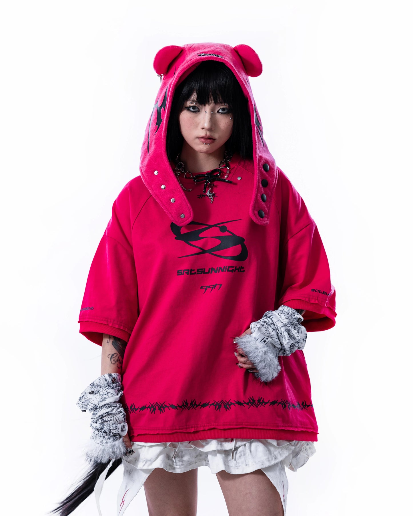 【SATSUN NIGHT】「Valentine's Day Specials」T-SHIRT - SWEET PINK