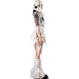 【SATSUN NIGHT】<DEVIL^ANGEL FRIENDSHIP> SKIRT TRANS BAG - POLLUTION WHITE