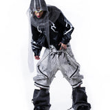 <IT's N0T BLACK & WHITE> - GRAY SILVERY DURAG